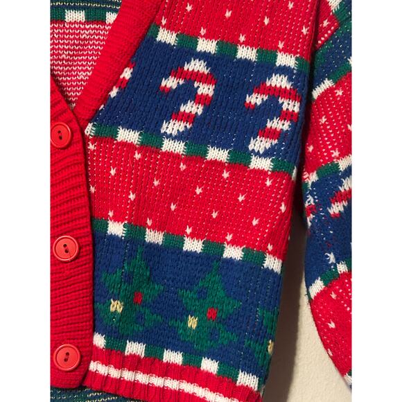Vintage Kids size 6X New Moves Christmas/Holiday Sweater unisex - Picture 6 of 10
